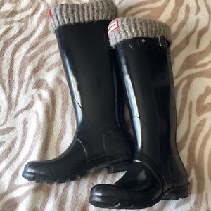 Hunter Rain Boots & Boot Socks
